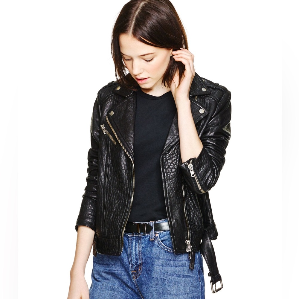 Mackage Aritzia Biker Leather Jacket BNWOT